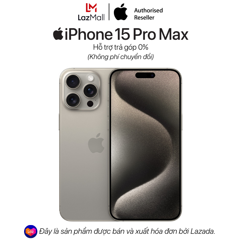 [SIÊU SALE CUỐI NĂM 12.12] iPhone 15 Pro Max - Hàng Chính Hãng VN/A