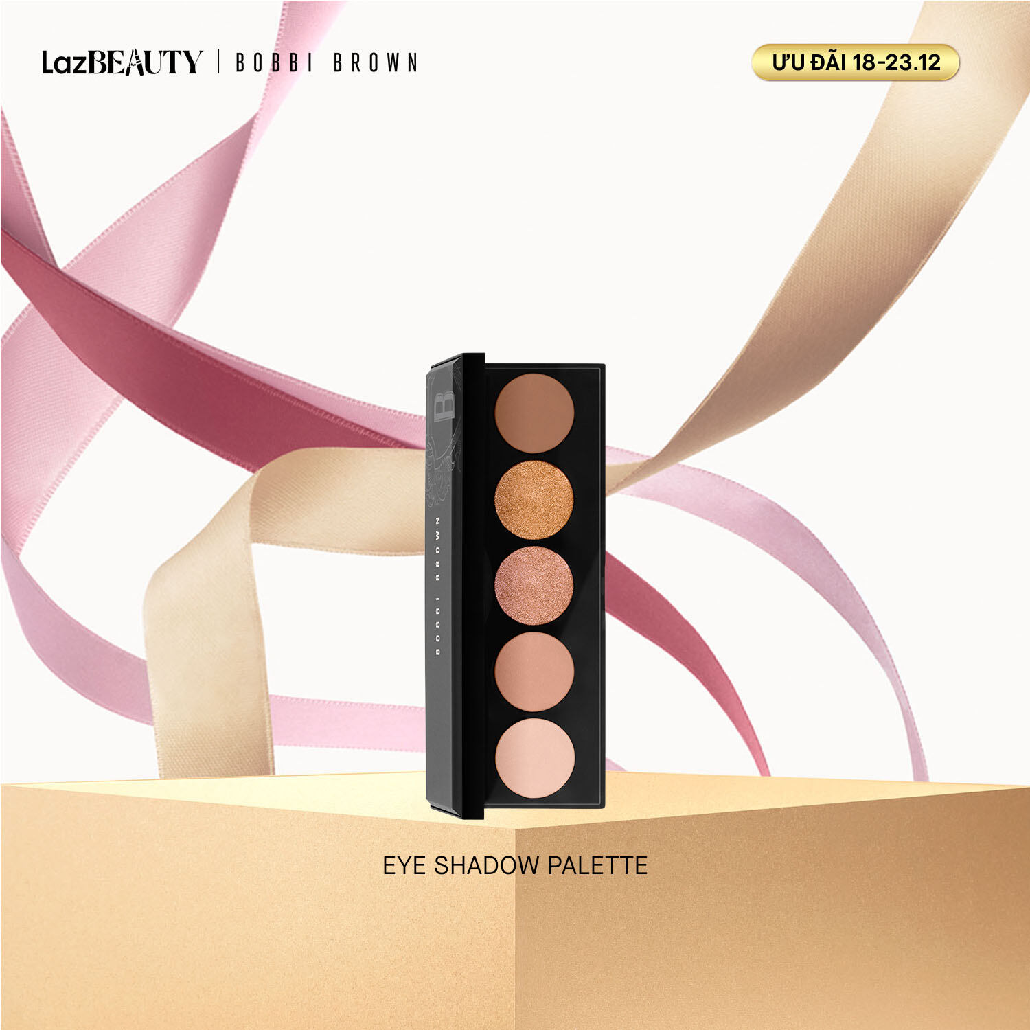   ƯU ĐÃI 18-23.12  Bảng mắt Bobbi Brown Opal Nudes Eye Shadow Palette  bảng mắt với màu lì và ánh nhũ chất phấn mịn mướt lên màu và tán màu dễ dàng 