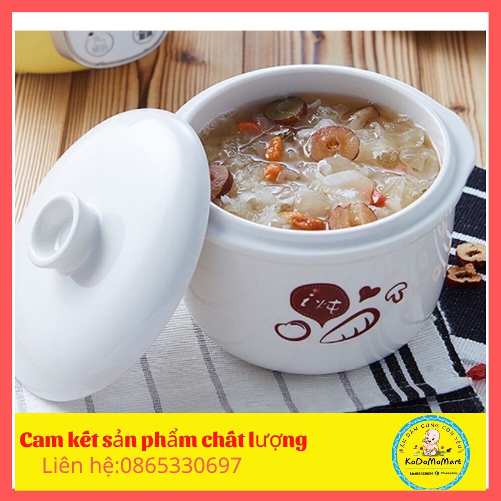 Thố sứ nồi Bear thố sứ 0,8l