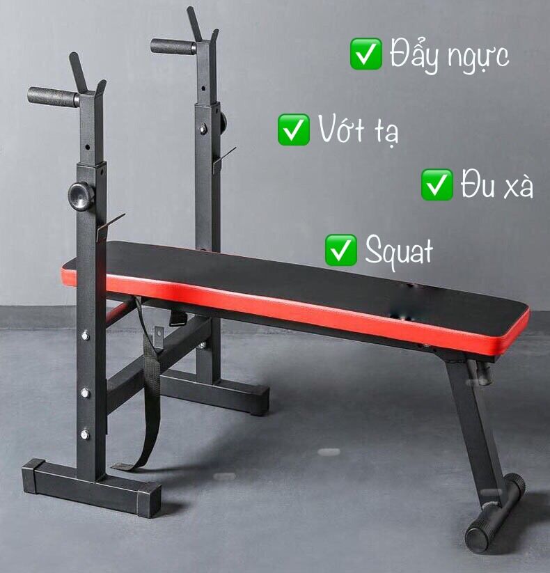 Ghế tập gym đa năng / ghế đẩy tạ đa năng hàng full box