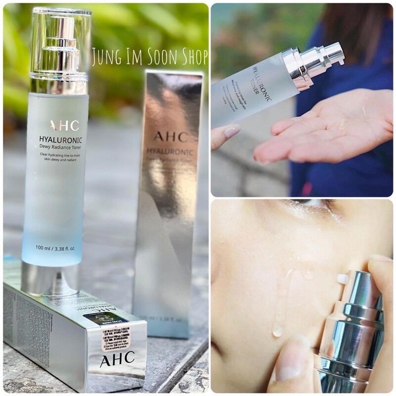🌟nước hoa hồng cấp ẩm chuyên sâu ahc hyaluronic toner