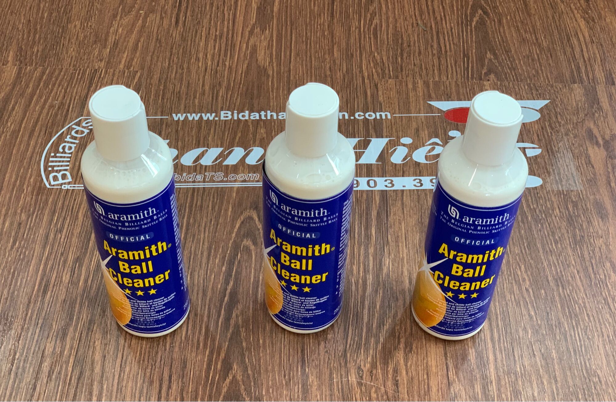 [HCM]NƯỚC LÀM SÁNG BÓNG BI BIDA ARAMITH NHẬP KHẨU BỈ