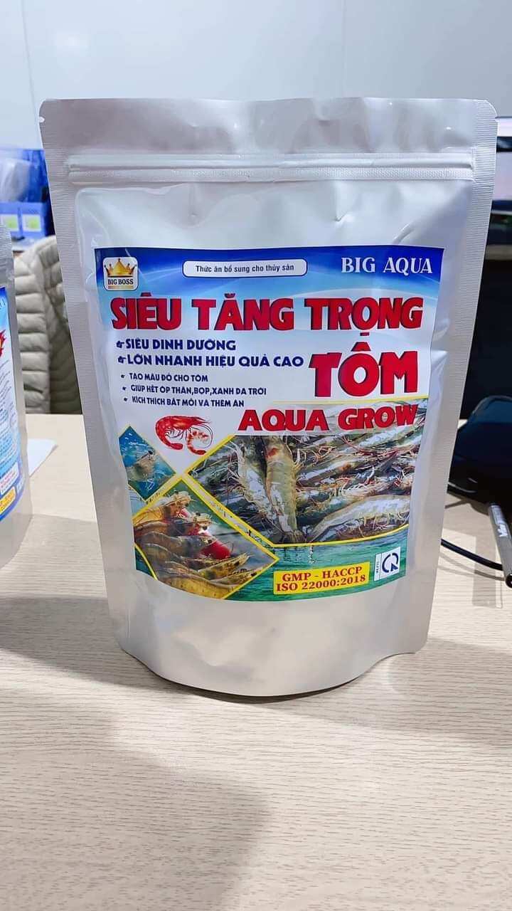 Siêu tăng trọng tôm big aqua lớn nhanh, tạo màu đỏ, hết ộp thân