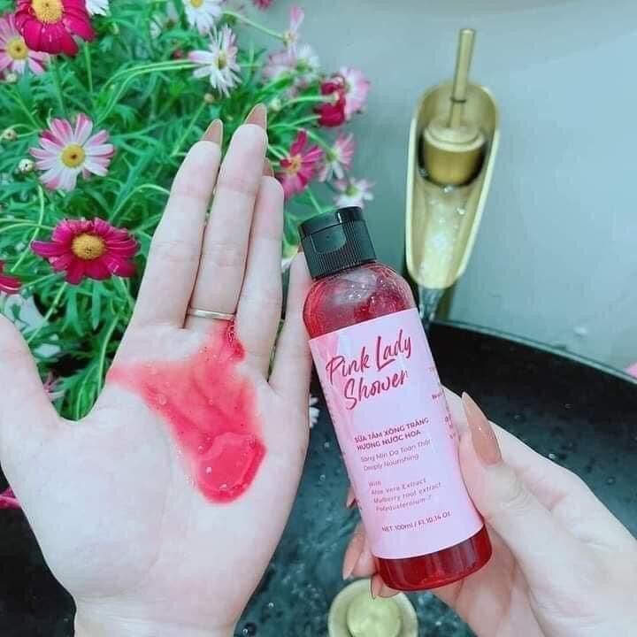 SỮA TẮM XÔNG TRẮNG PINK LADY MINI(100ml)