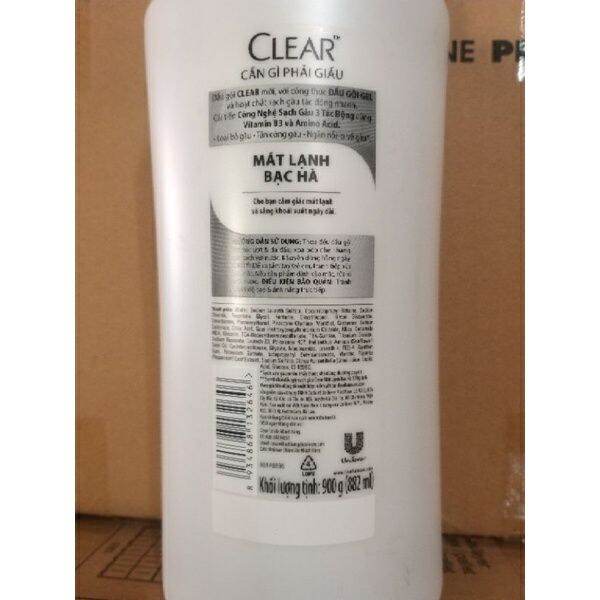 Dầu gội CLEAR 880ml Mát Lạnh Bạc Hà