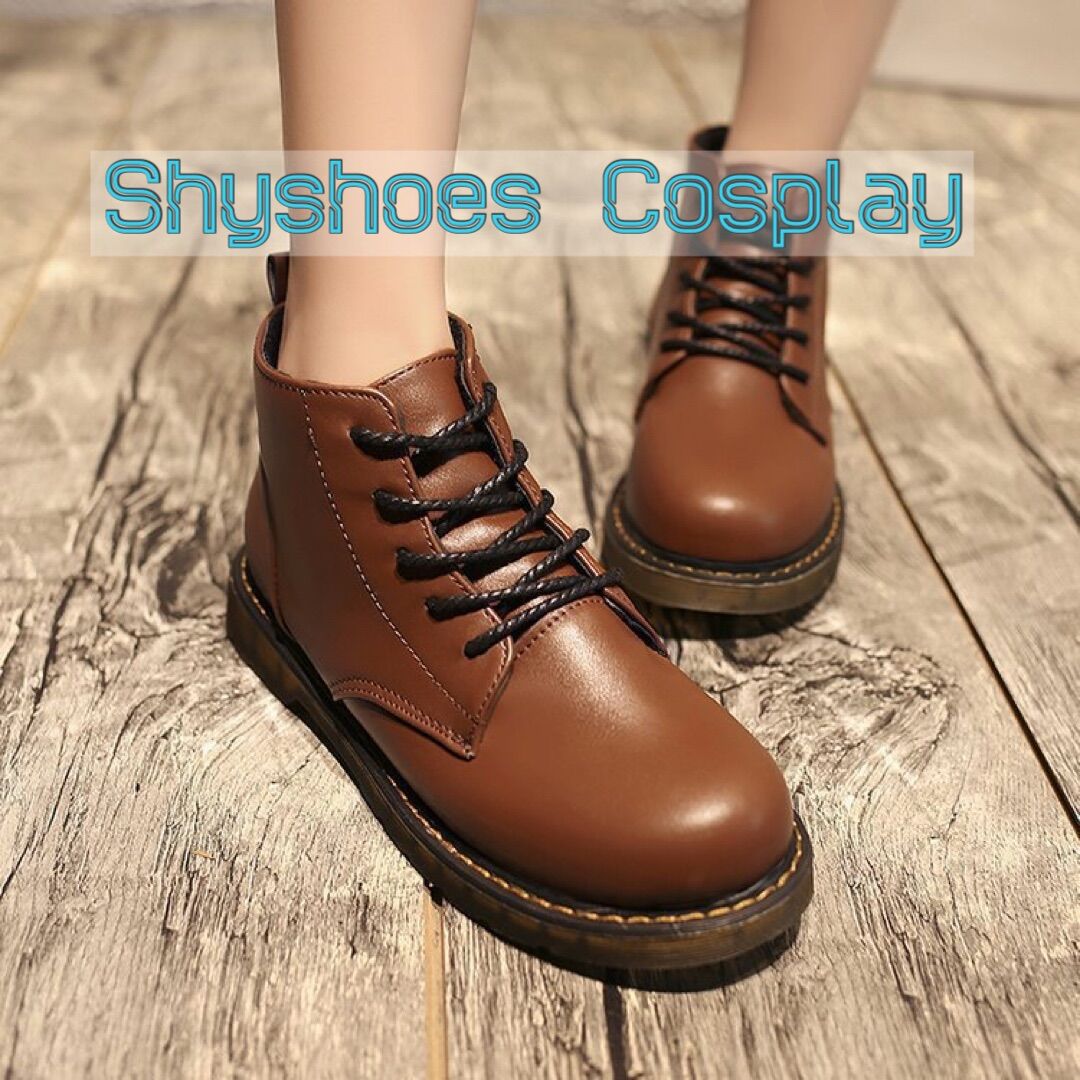 Giày Boot Oxford Basic đế Dr 3cm phong cách cá tính