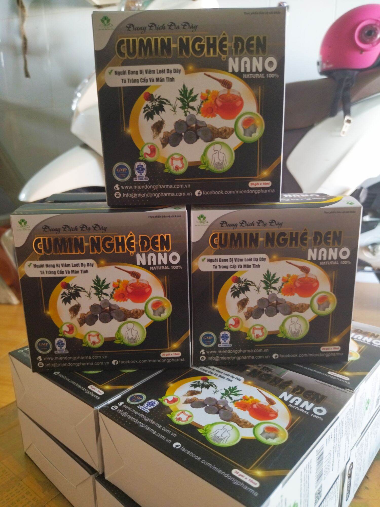 Dung dịch nghệ đen curmin- hỗ trợ dạ dày