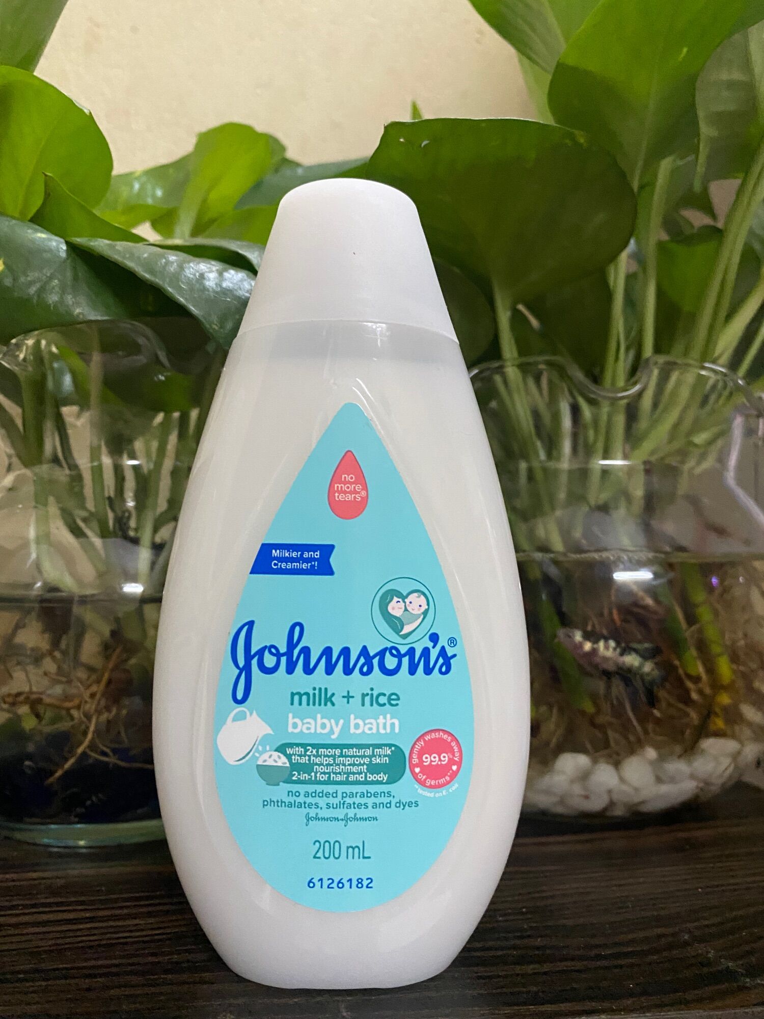 Tăms gội Johnson's Baby shampoo 200ml mới