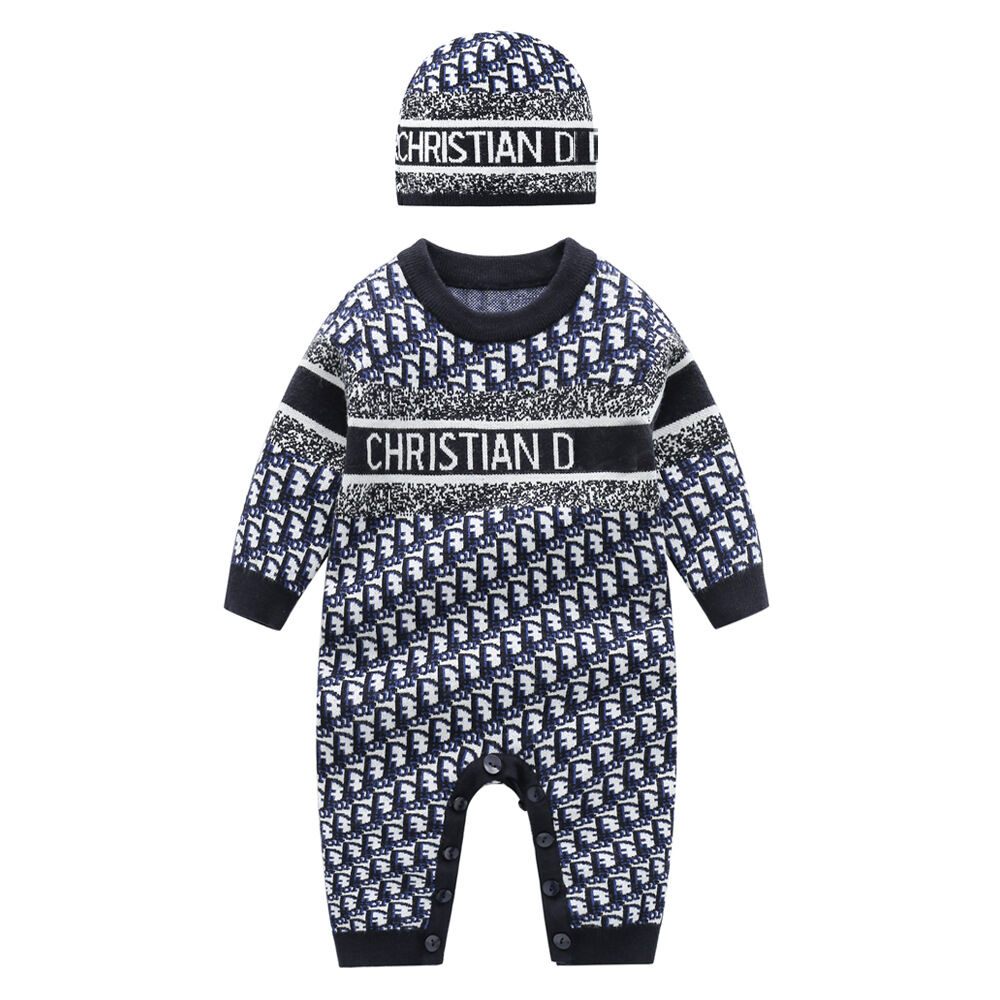 Baby Boy Romper Suit 0-1 Years Old Autumn Winter Knitted Long Sleeve No Seam Baby Clothes Comfortable Cotton Nylon Material Giá 658,000 Đồng*Miễn phí vận chuyển