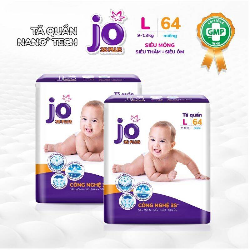 Tã quần jo cao cấp 3s plus m72, l64, xl56, xxl48