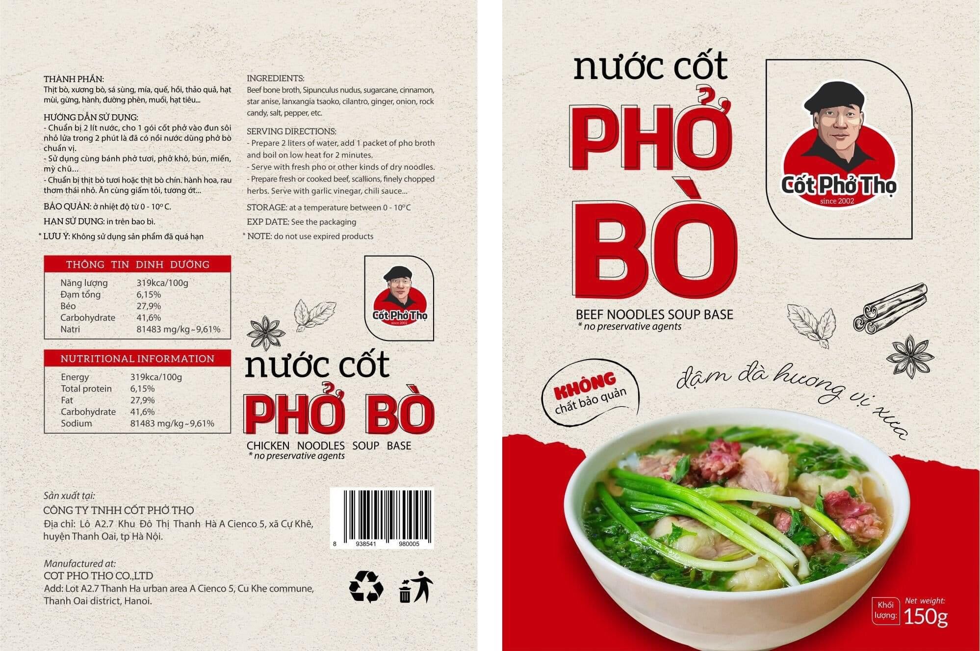 Nước cốt phở bò