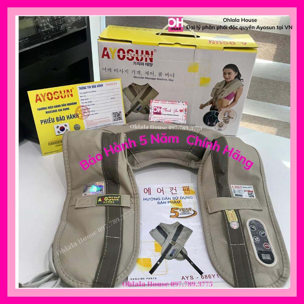 Đai Đấm masssage Tẩm Quất Lưng Bụng Đùi Tay Chân AYOSUN Hàn Quốc - đại lý Ohlala House bán