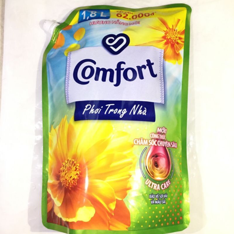 [HCM]Nước xả vải Comfort Túi 1.8L Hương Nắng Mới
