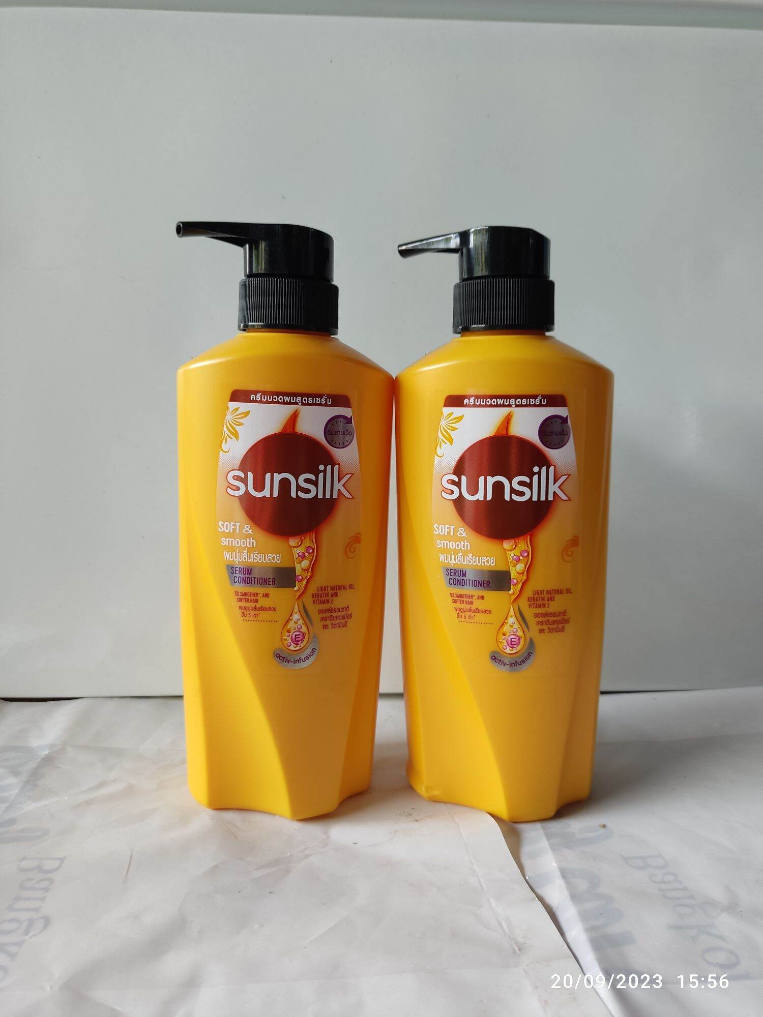 Dầu xả tóc sunsilk màu vàng 380ml hàng nhập thailand
