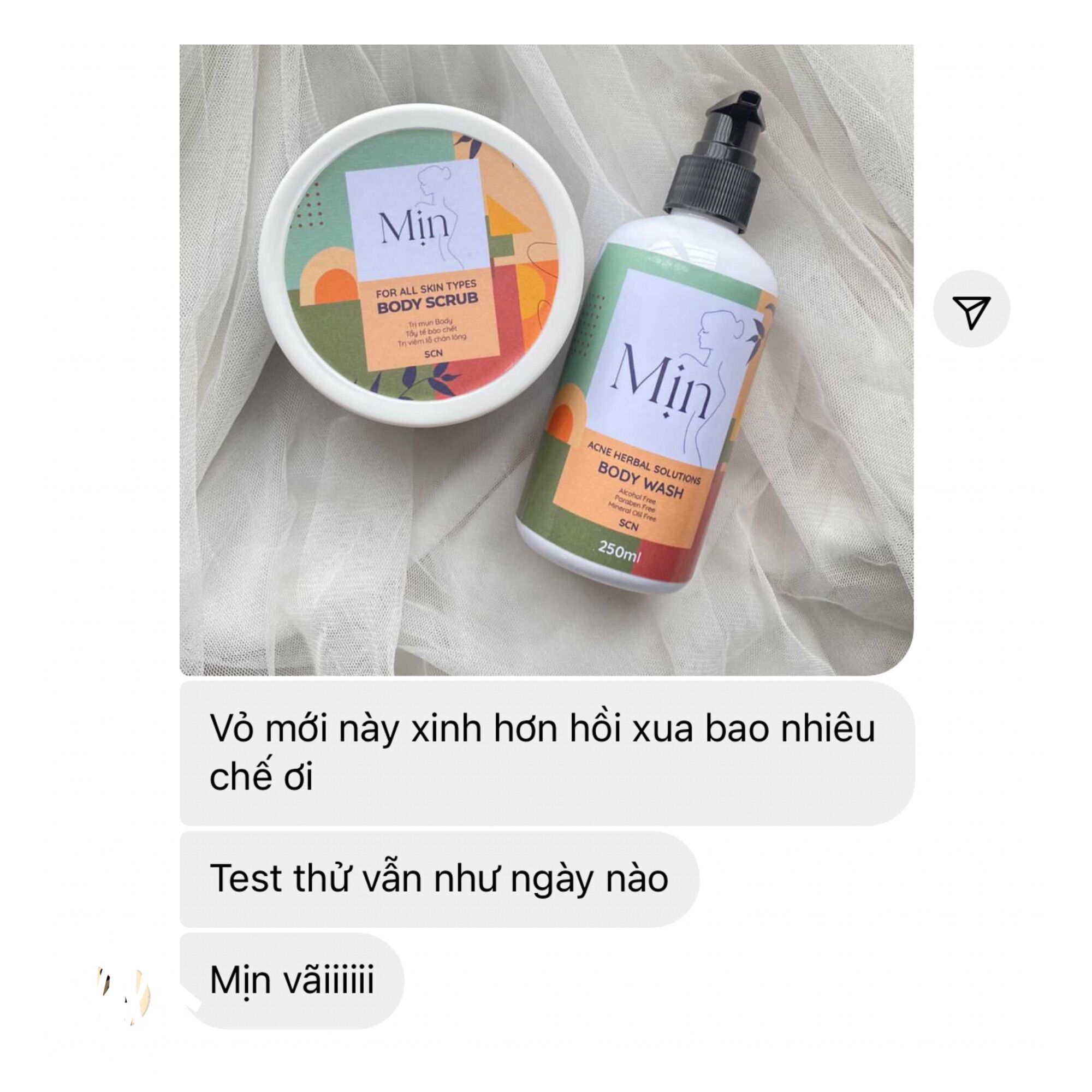 Chai Sữa Tắm Mịn - Mụn, Viêm Nang Lông
