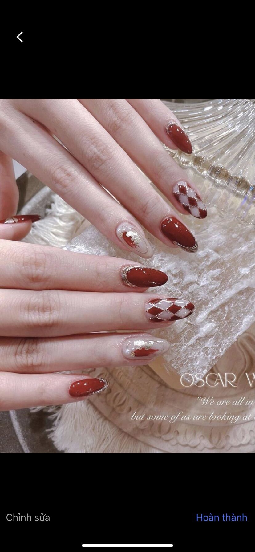 Combo 4 bộ nail của khách