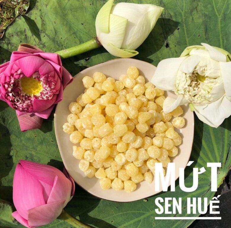 mứt hạt sen  loại ngon dac biệt 500 g