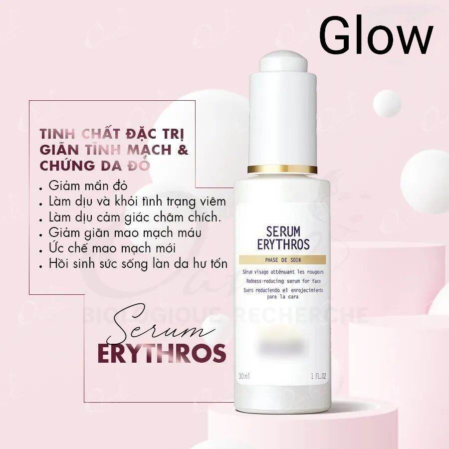 [HCM Sérum Erythros] Serum Erythros Tinh chất giảm da đỏ full 30ml