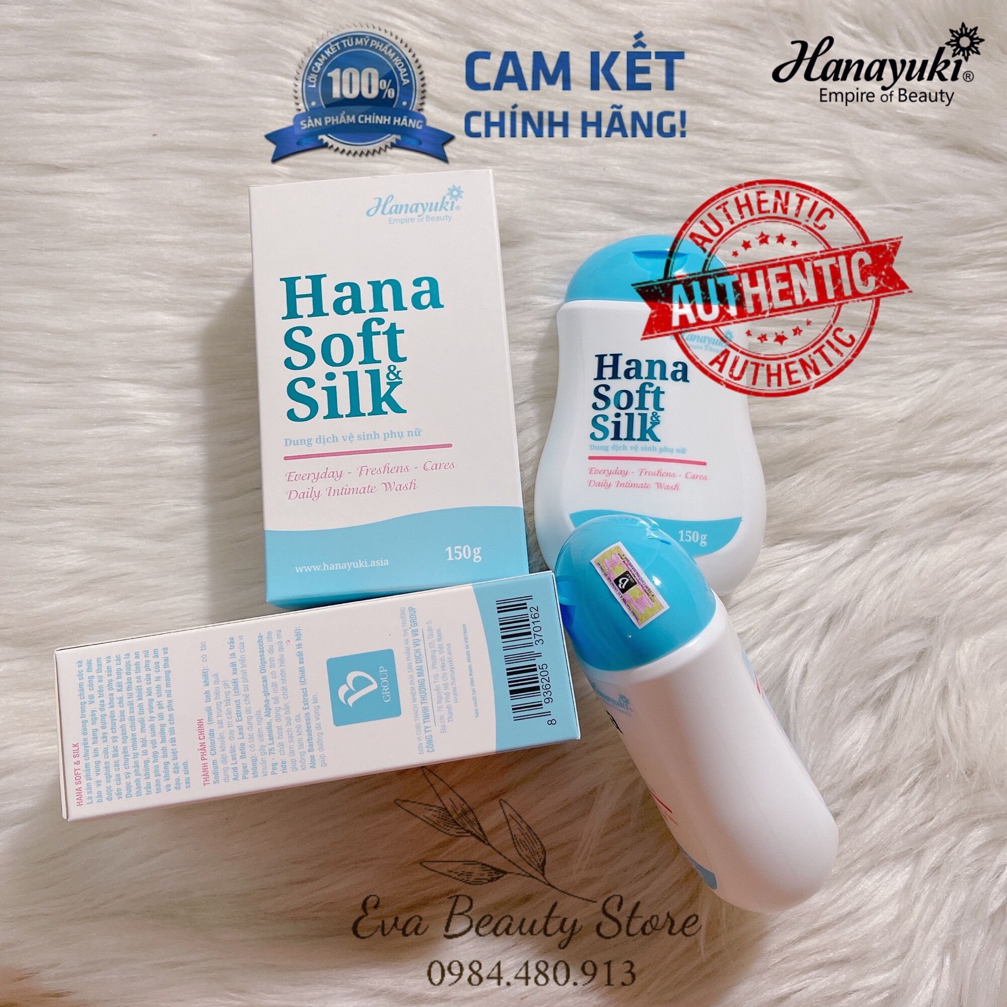 Hana soft silk - Dung dịch vệ sinh Hanayuki