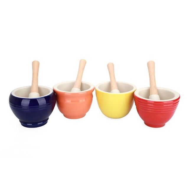 Bộ Chày Cối giã sứ cao cấp Minh Long II Size 4 - 1.0 lít