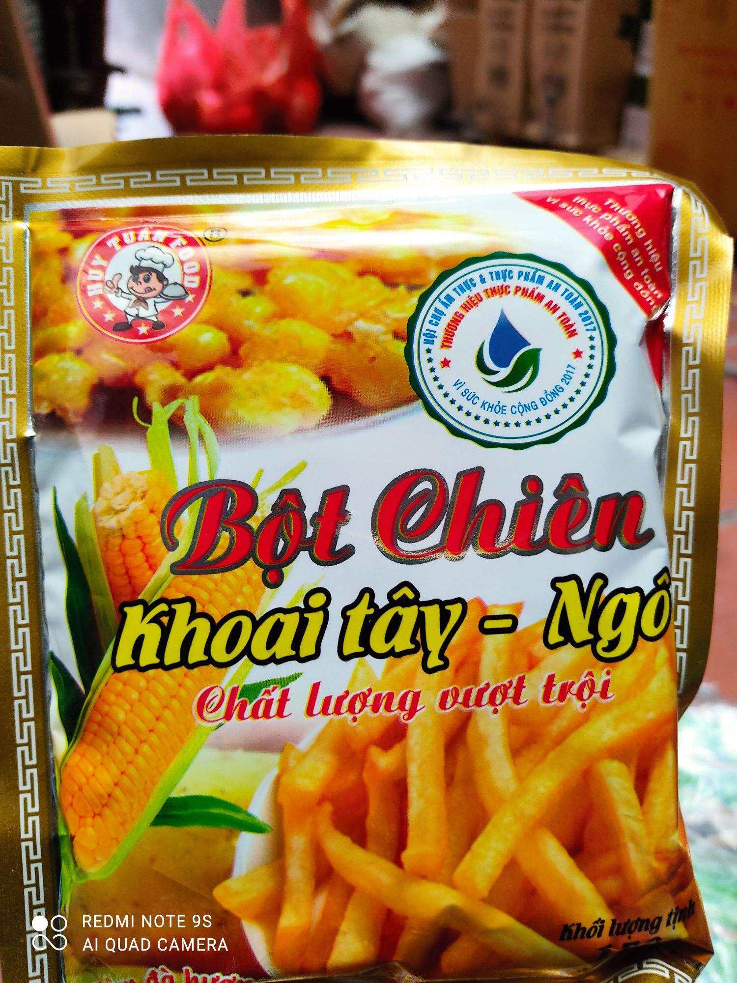 bột chiên ngô, chiên khoai tây 150g