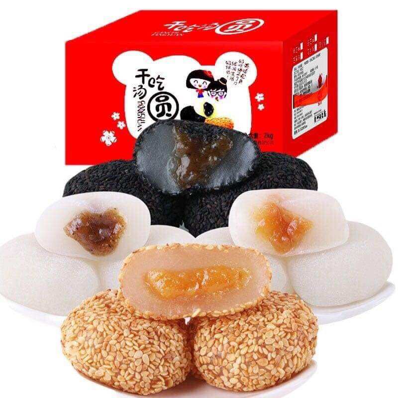 Bánh mochi truyền thông, mochi vừng, mochi hoa quả