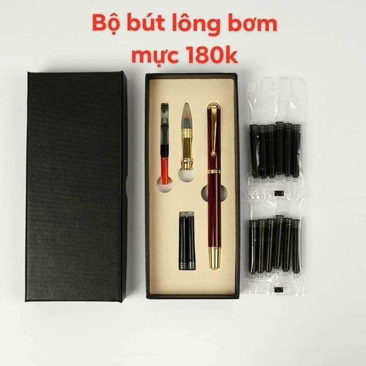Bộ bút lông bơm mực cao cấp