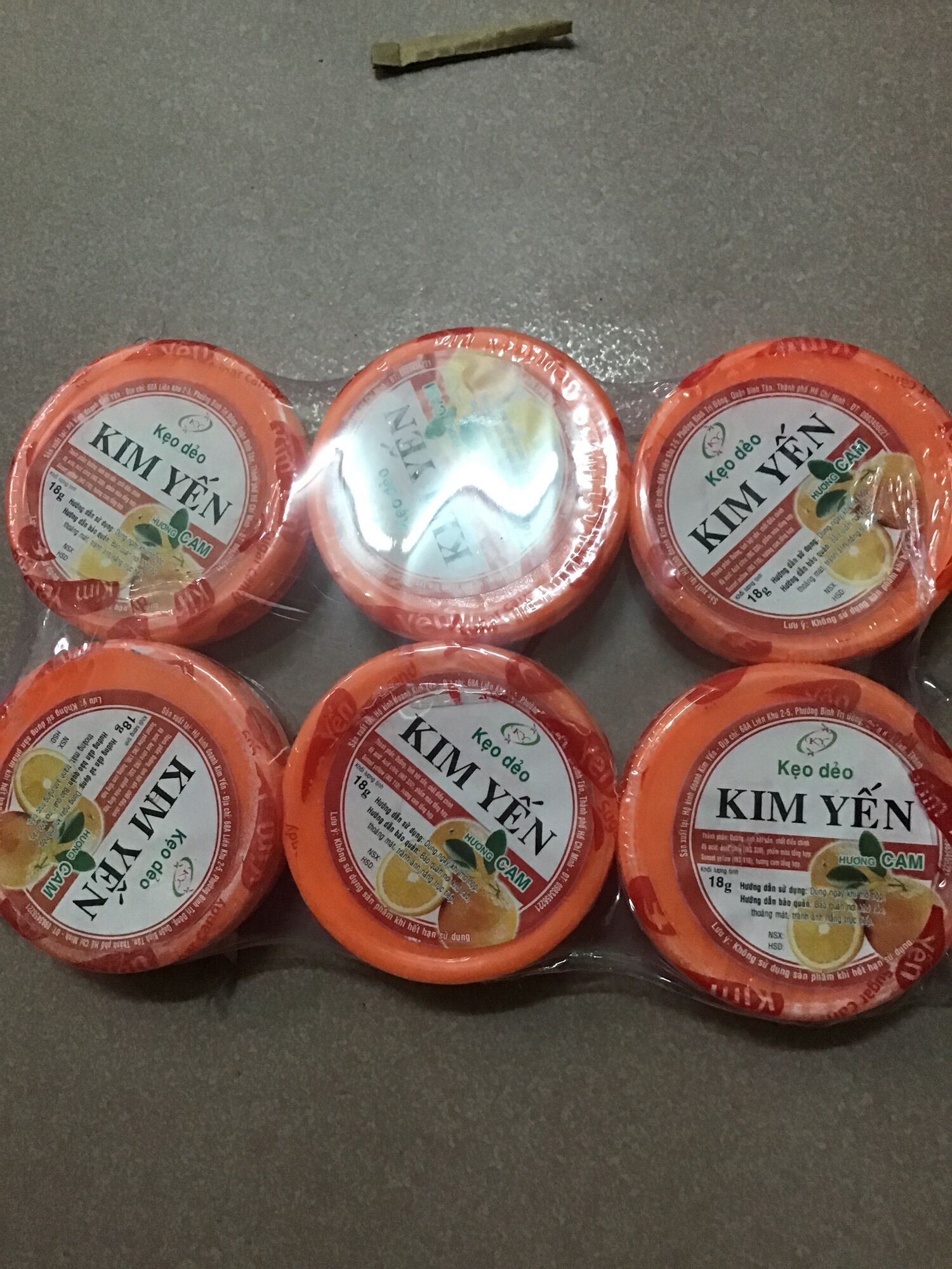 [HCM]Combo 6 hộp kẹo dẻo Kim Yến