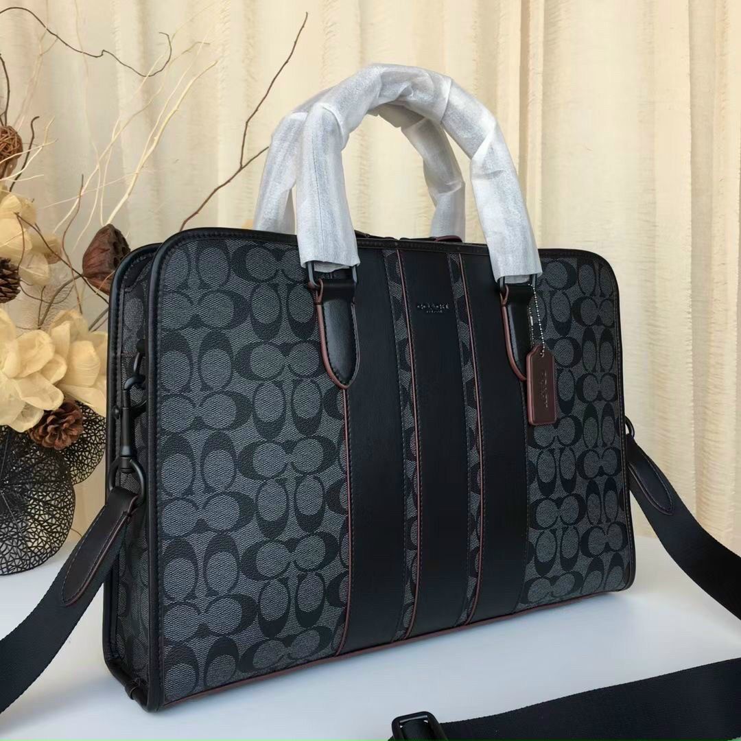 Cặp táp nam Coach công sở da thật siêu bền