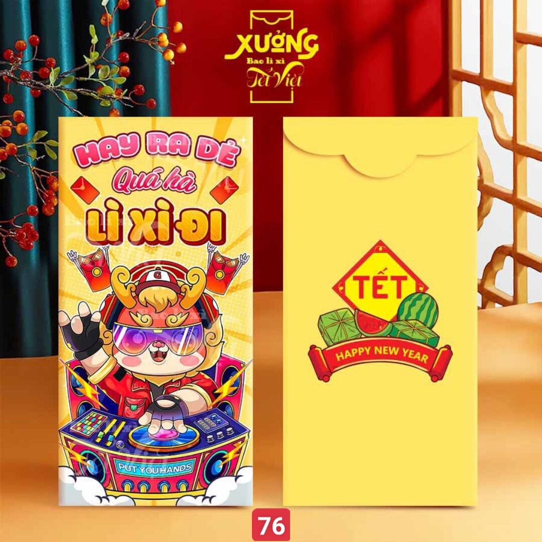 TÚI 10 CÁI]Lì Xì Đẹp Tết 2024