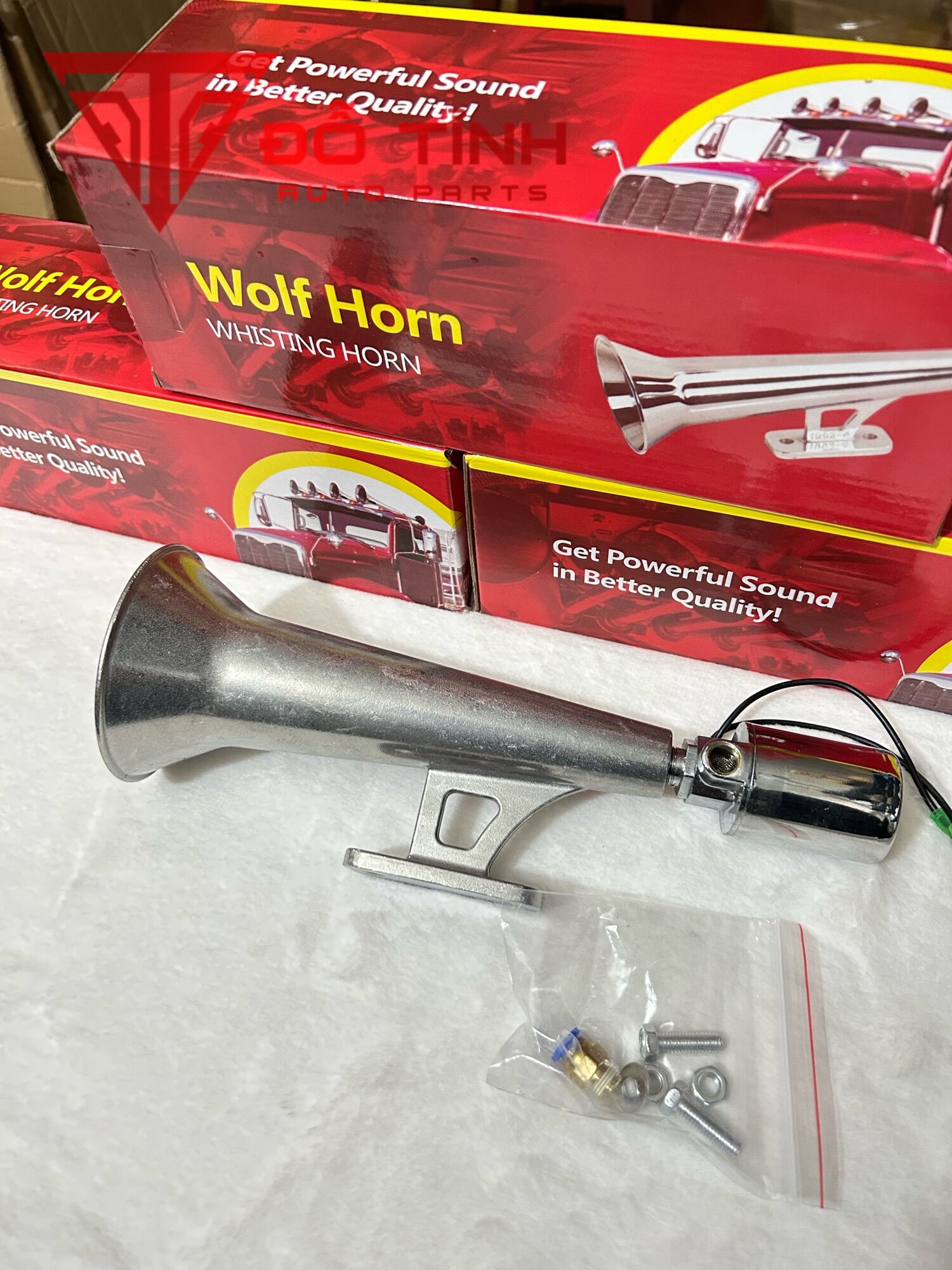 Còi chim. Còi hơi tiếng chim loa sắt chất lượng. 12/24v