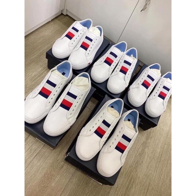 [Giày Auth chính hãng] Giày Tommy Hilfiger Anni Slip-on Unisex. Authentic bill US