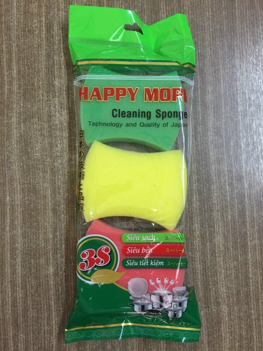 Set 3 miếng rửa chén, bát, cọ rửa nhà bếp
