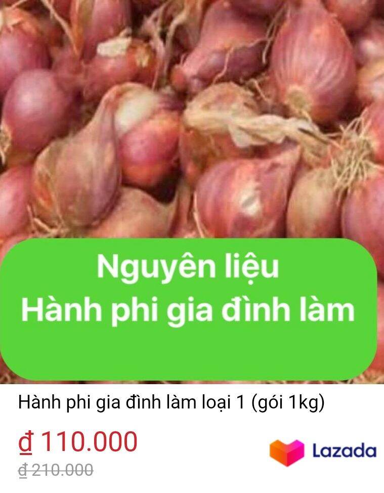 1kg Hành Phi Khô loại 1 thơm ngon