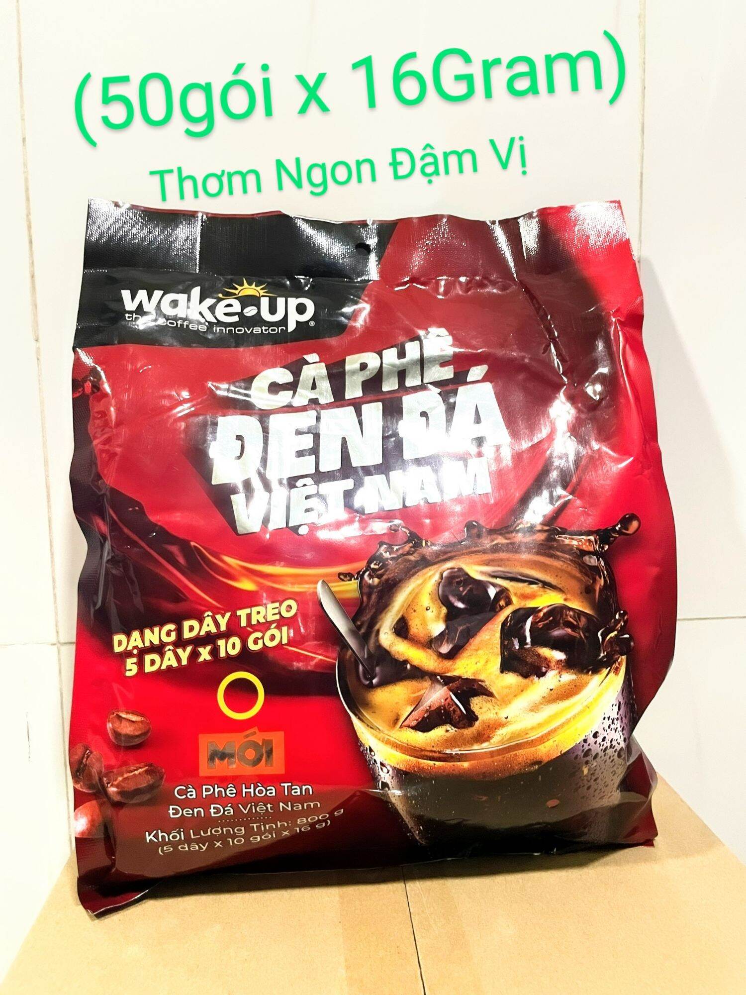 Cà phê đen đá việt nam wake up thơm ngon đậm vị date mới