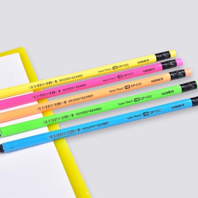 [HCM]Bút chì gỗ 2B Colokit GP-C01 ( vĩ 5 cây)