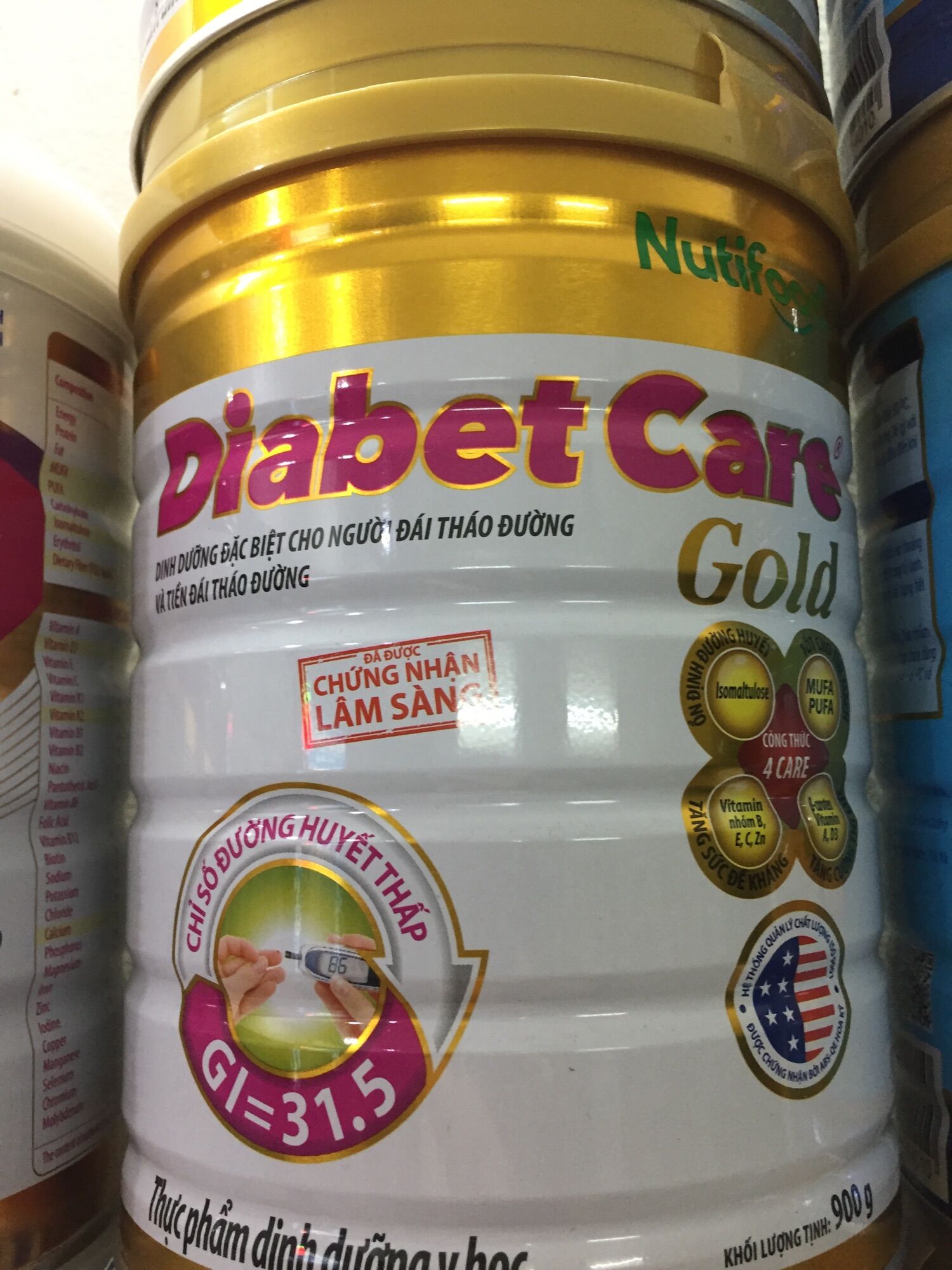 Sữa tiểu đường NutiFood Diabet Care Gold 900g