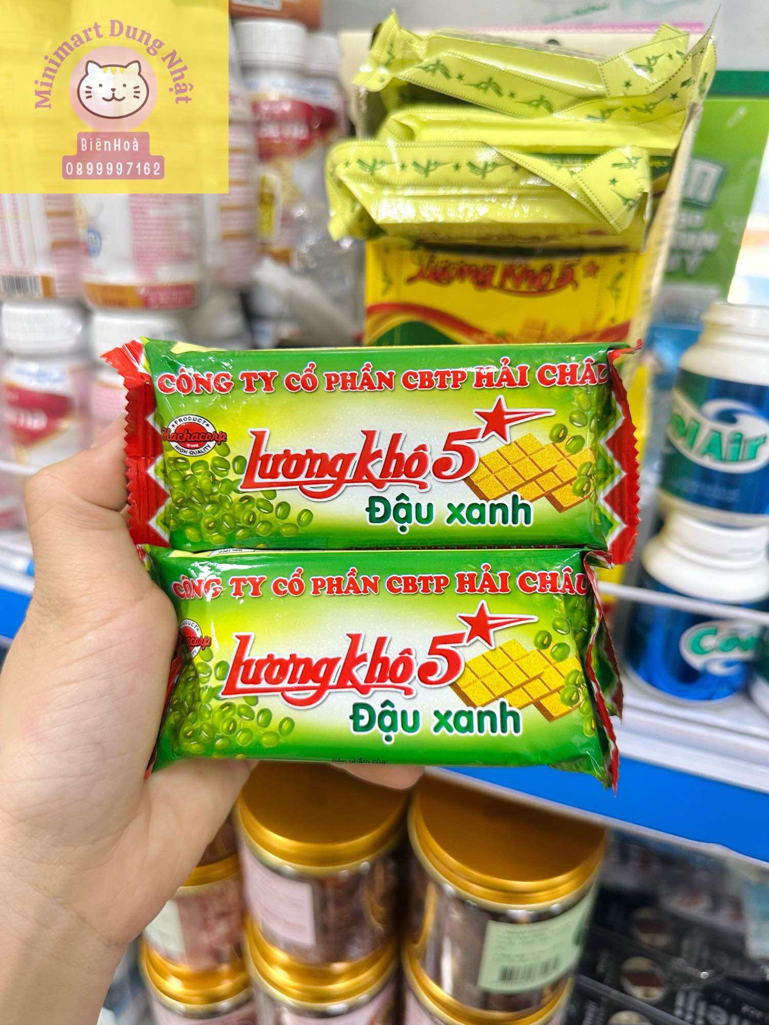 Lương khô đậu xanh 5* Hải Châu 65gram