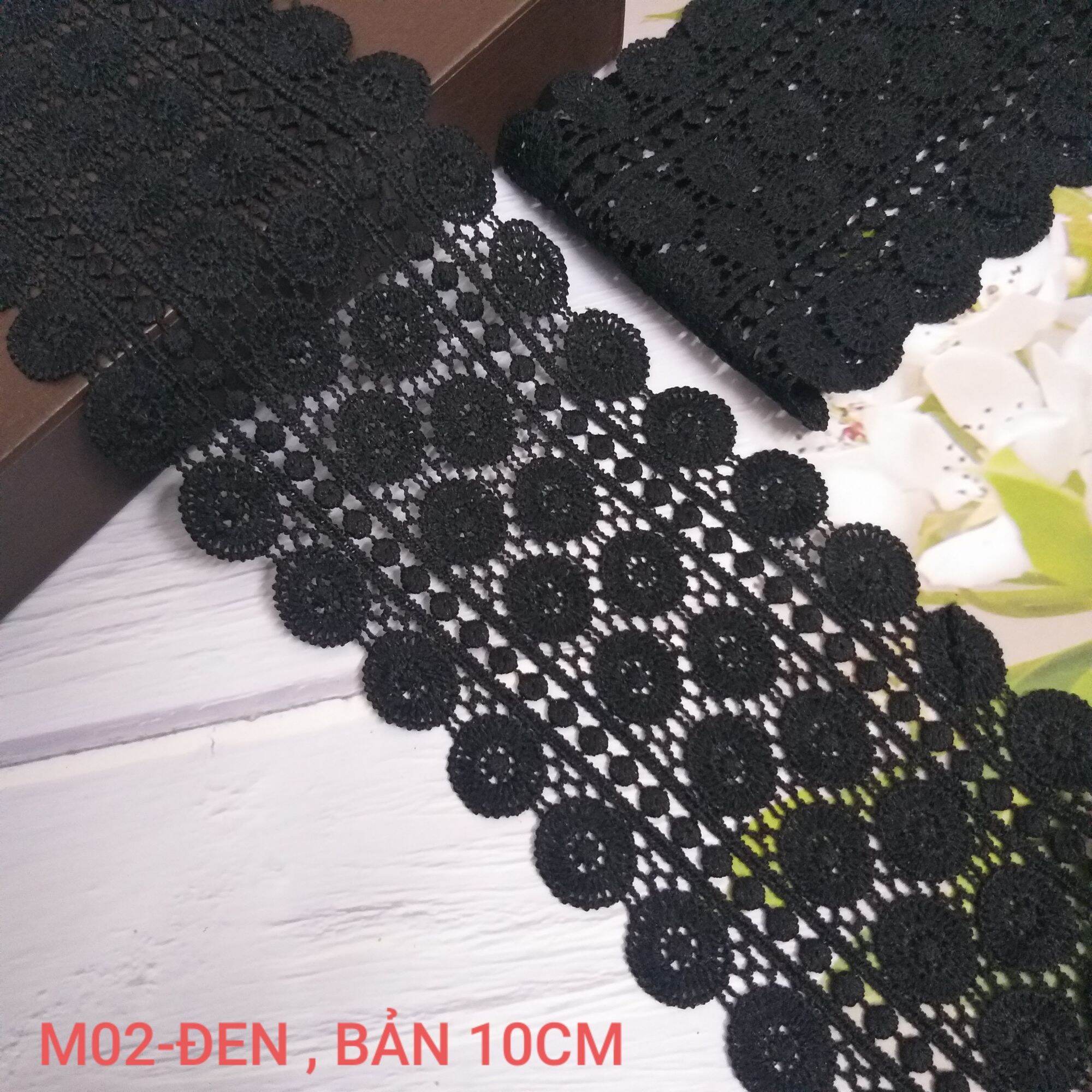 Ren cotton , phụ kiện may vá, bản rộng 6cm _ 12cm