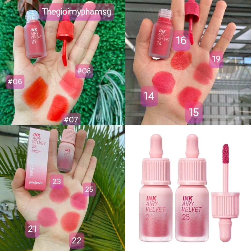 [HCM]Son Kem Lì Nhẹ Môi Siêu Mịn Peripera Ink The Airy Velvet