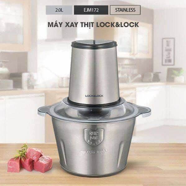 Máy Xay Thịt Cối Inox Lock&Lock EJM 172 (cam kết hàng chính hãng)