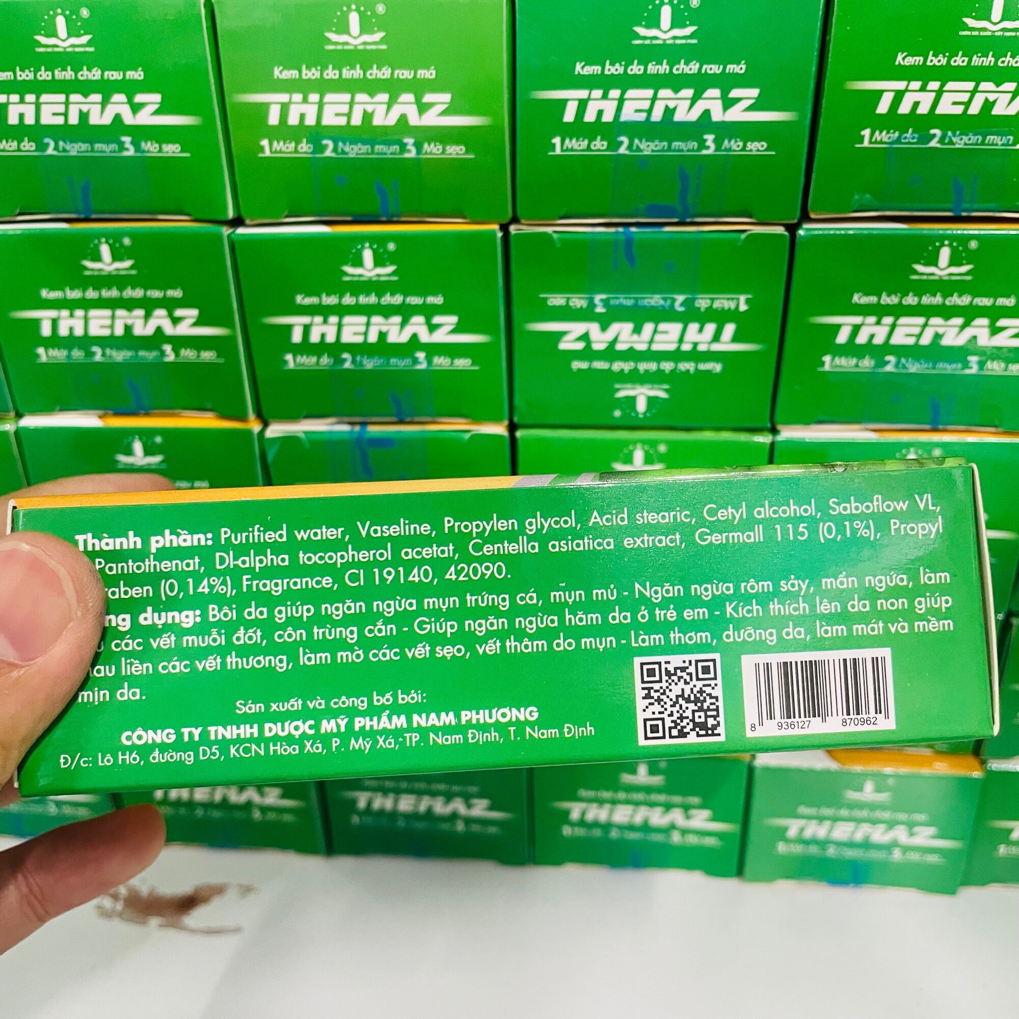 Kem Bôi Tinh Chất Rau Má Themaz - tuýp 20g