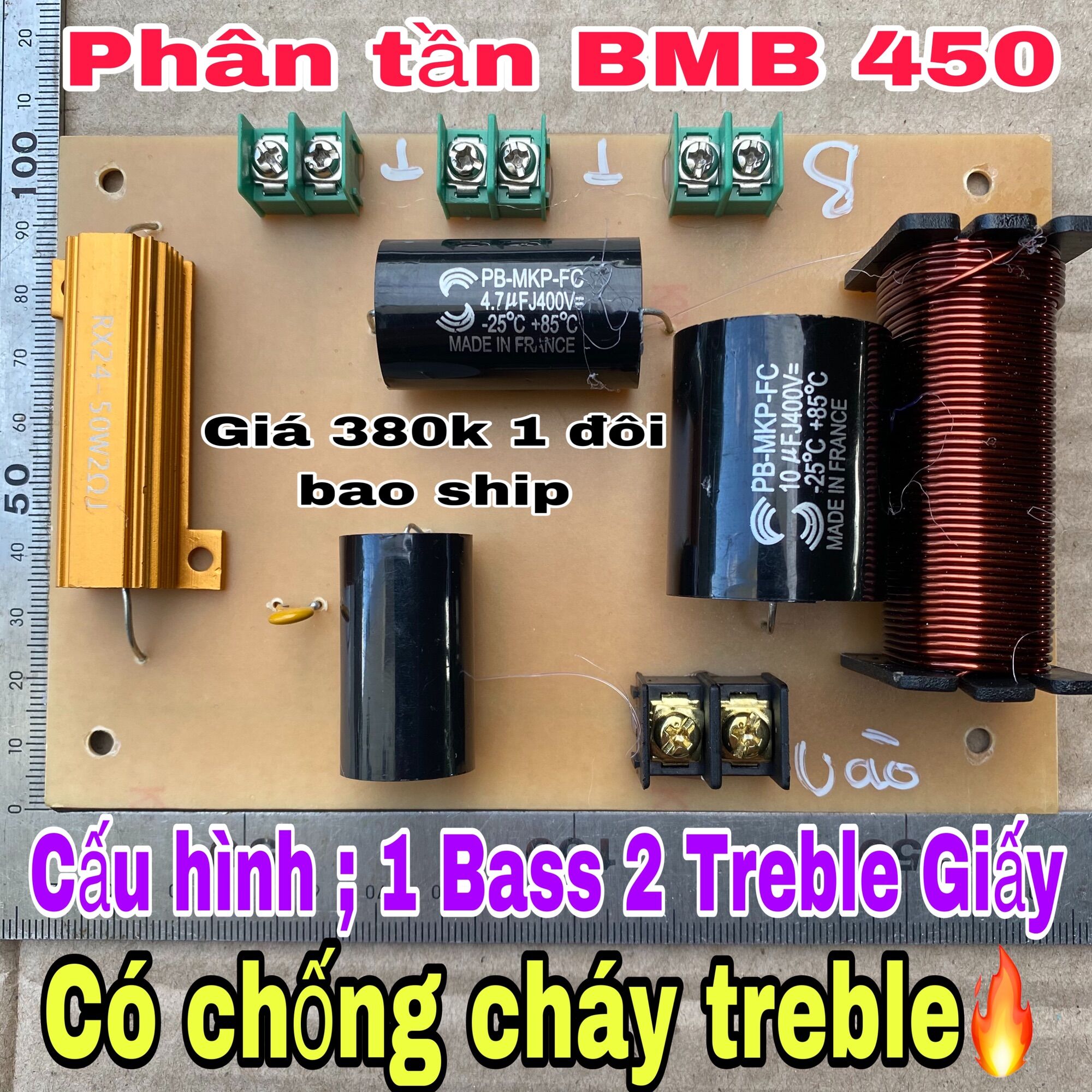 Phân tần loa bmb 450.