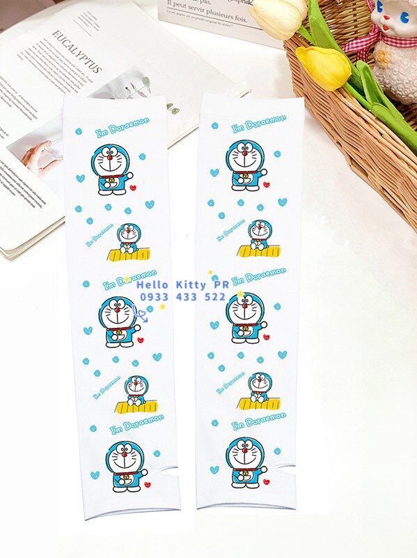 Bao tay chống nắng Hello Kitty - Doremon Doraemon