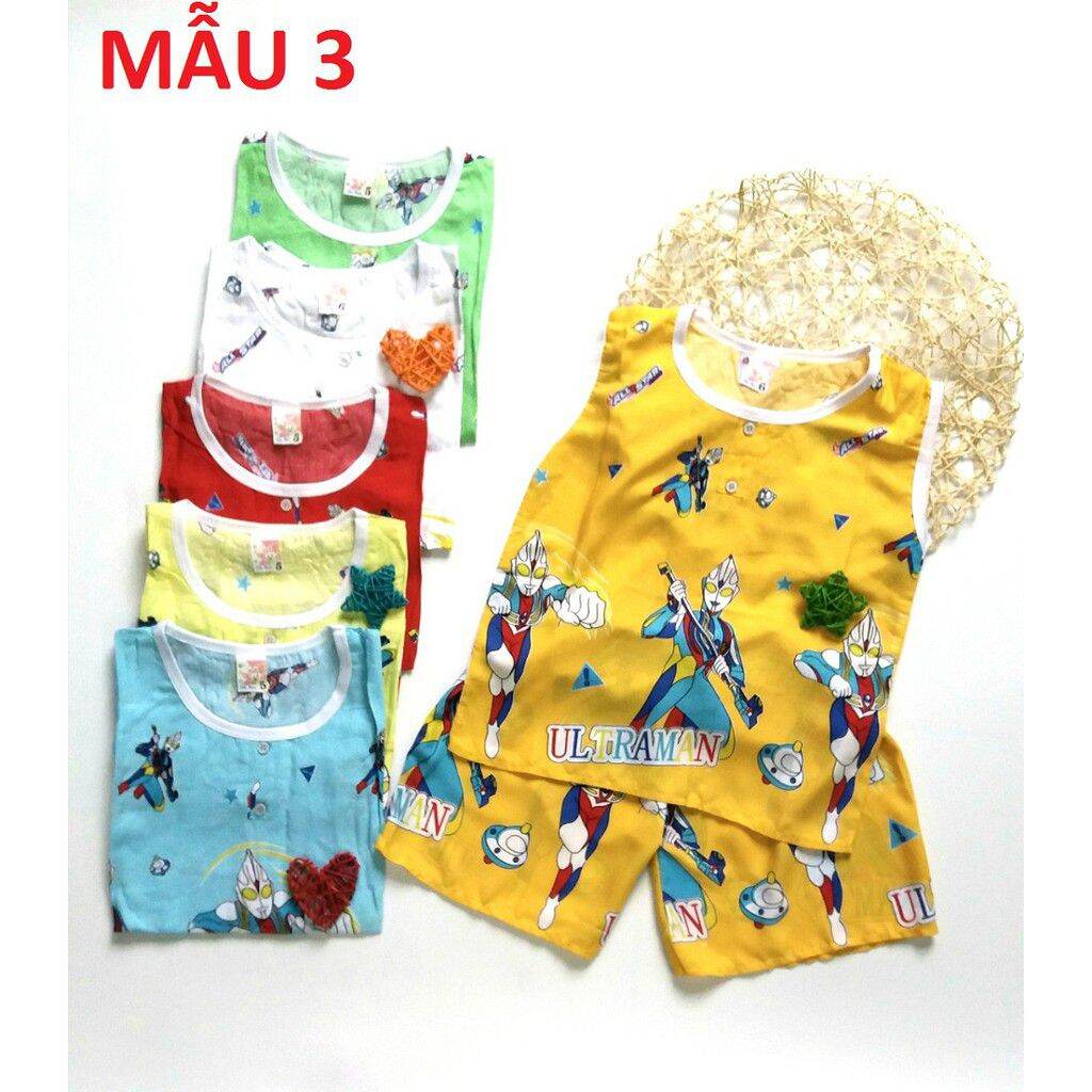 combo 3bộ bé trai ngắn 555
