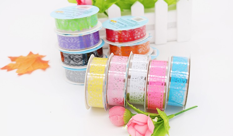 Băng keo dán trang trí kiểu hoa văn