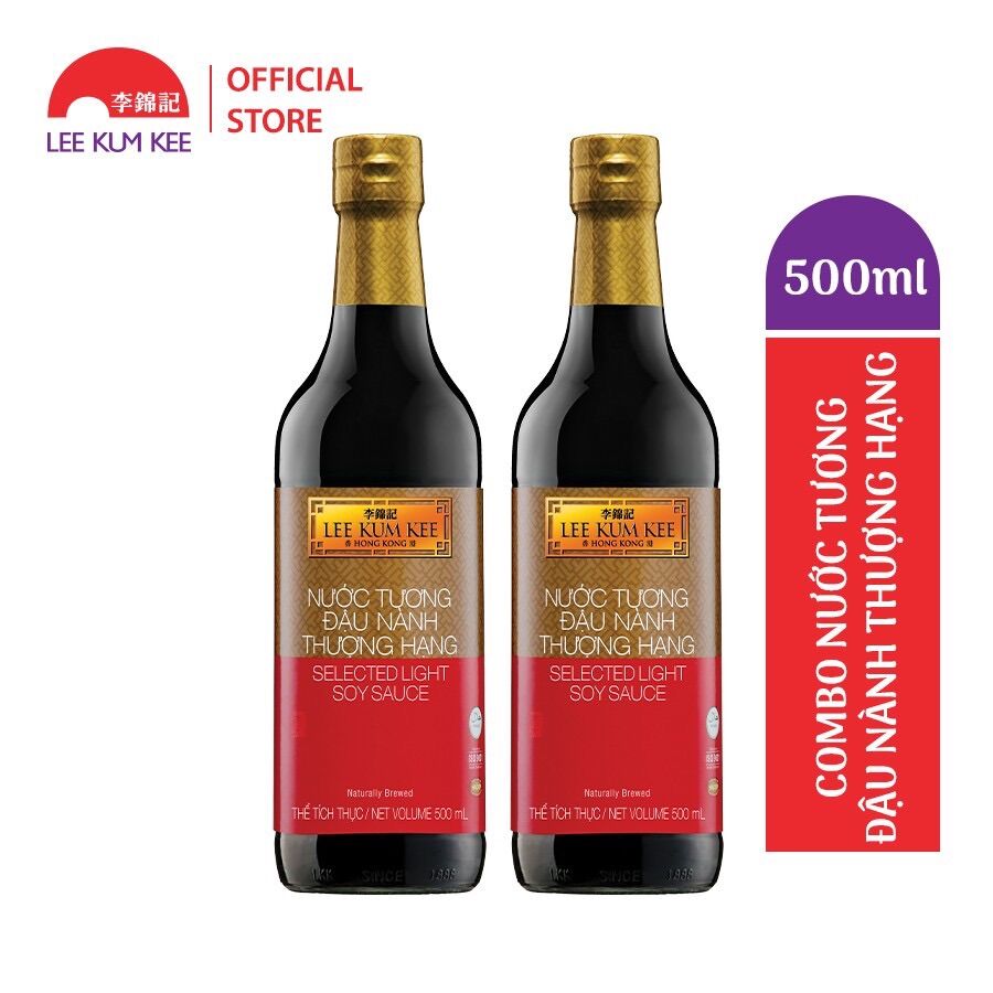 Nước tương thượng hạng Lee Kum Kee Selected Light Soy Sauce 500ml