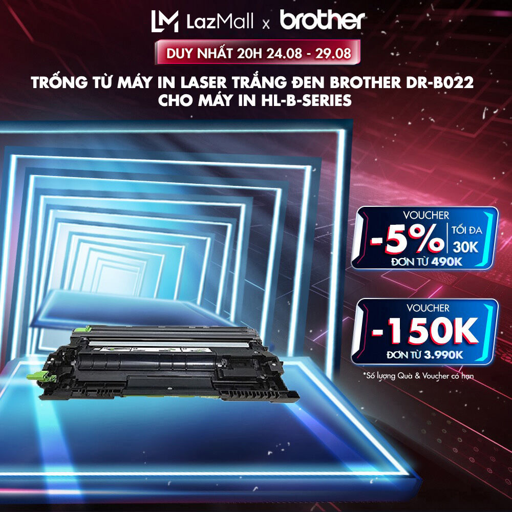 Trống từ máy in laser trắng đen Brother DR-B022 cho máy in HL-B-series