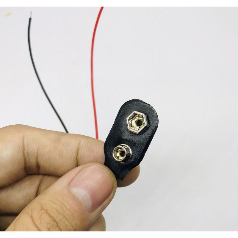 Combo 4 jack dây nối pin 9V đế nối pin 9V vuông