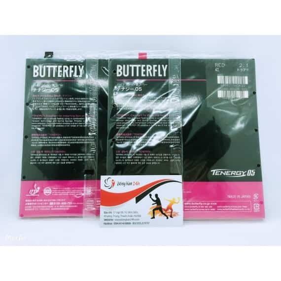 Butterfly Tenergy 05 hàng nội địa Nhật (1 mặt)